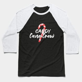 Candy Cane Crew Funny Christmas Baseball T-Shirt